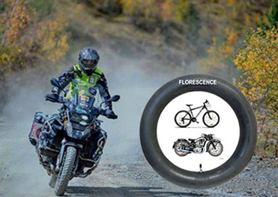 ISO9001 qualité caoutchouc naturel Butyl tube moto Inner tube moto